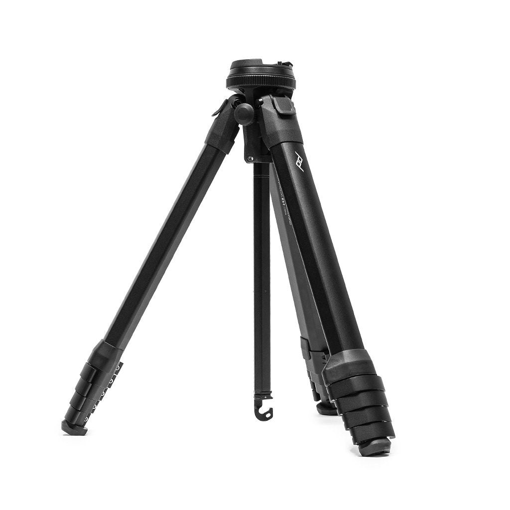 Peak Design Travel Tripod, folded and extended